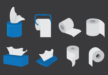 Vector Set Of Wipes Paper - Kostenloses vector #385563